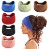 Women's Solid Color Elastic Yoga Headband - Wide, Sweat-Absorbing Sport Macaron Design