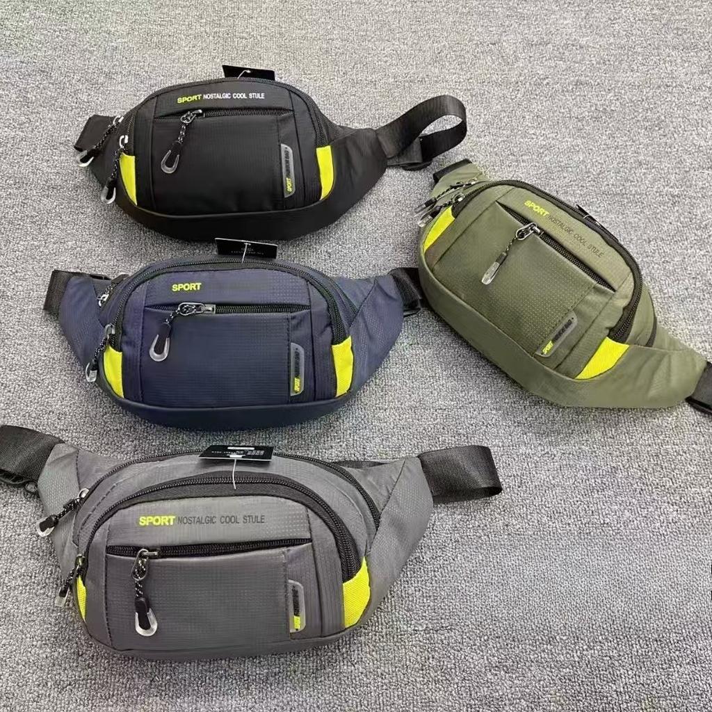 Outdoor Sports, Men's, Wear-resistant Waist Bag, Simple, Waterproof, Portable, Multifunctional Diagonal Chest Bag