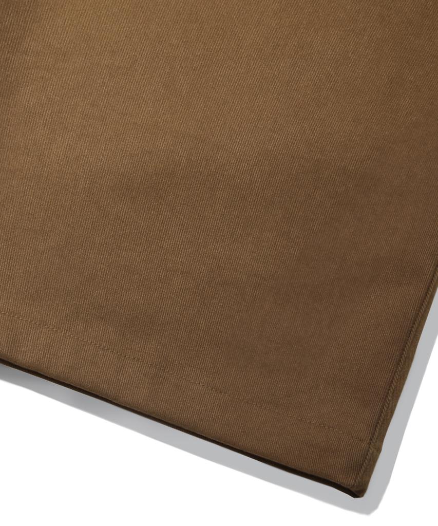 TRILLION Wool-Like Inverted Tuck Wide Pants [Camel]