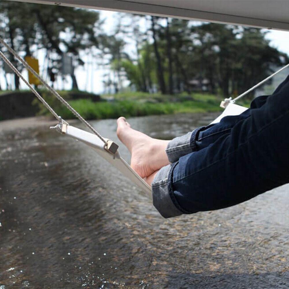 Creative Foot Hammock Portable Footrest Foot Chair Care Corner Desk