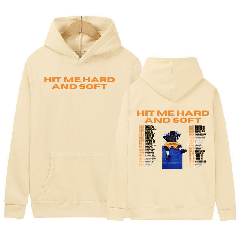 Hit Me Hard and Soft 2024 Tour Hoodie Men's Hip Hop Fashion Pullover Sweatshirt Man Gothic Vintage Oversized Hoodies Streetwear