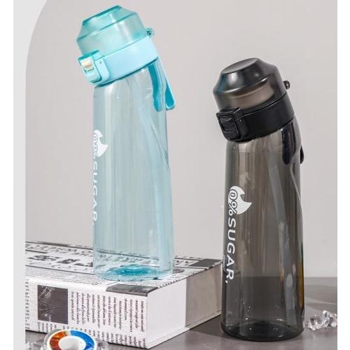 [2025 New Model] 19 Flavors, Flavor-Changing Water Bottle, 650ml Fruit Fragrance Water Bottle, BPA-Free Sports Air Water Up Bottle, Fitness Yoga Outdo