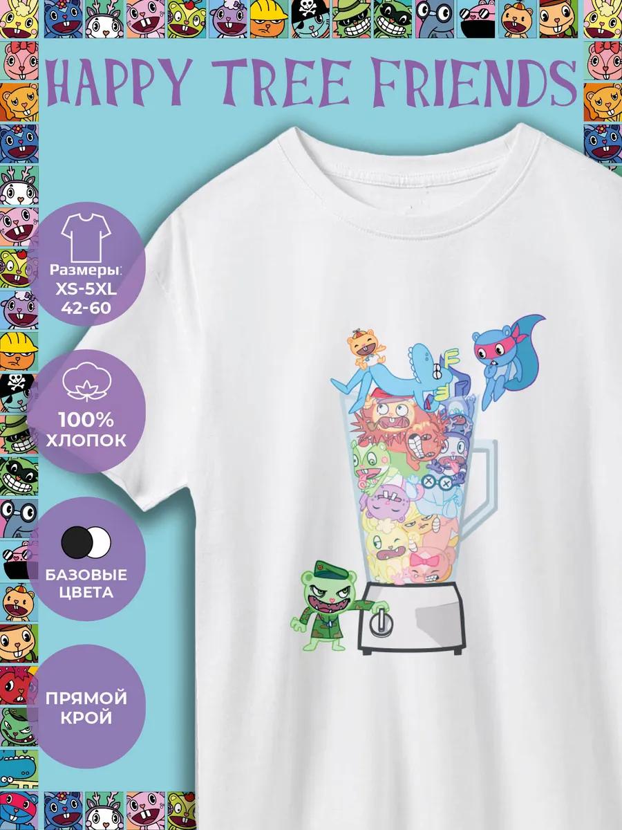 Happy Tree Friends Printed T-shirt S