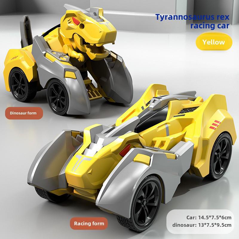 Popular Children's Deformed Toy Robot and Car Set for Educational Play At Street Markets and Night Stalls.