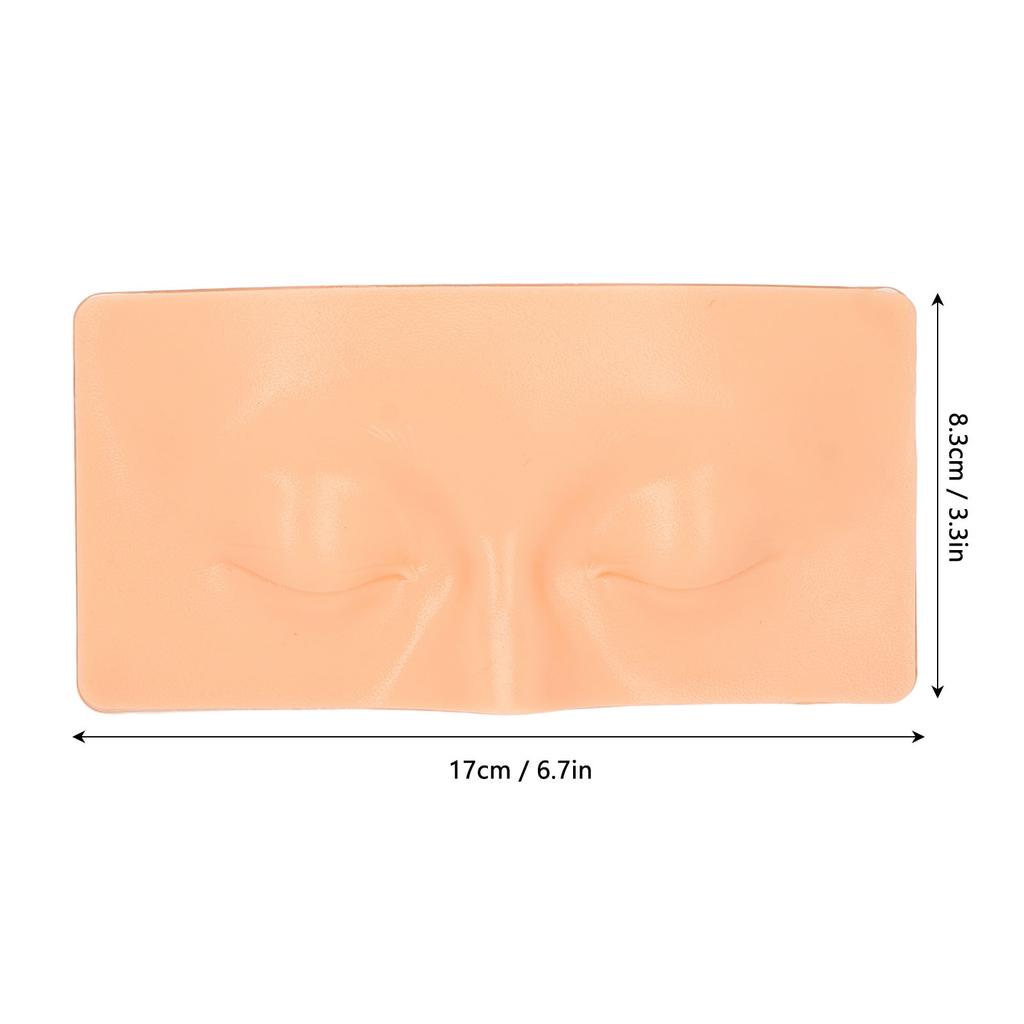 Silicone Practice Board Silicone PVC Easy Cleaning 3D Eye Makeup Practice Board For Exercising