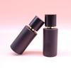 50Ml Black Gold Polyhedral Cover Refillable Thick Glass Spray Perfume Bottle Empty Atomizer Bottle Makeup Cosmetic Container