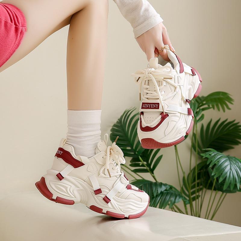 Spring New Breathable Dad Shoes Female Student Casual Women's Platform Running Women's Shoes 9