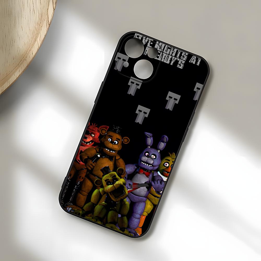 Five Nights At Freddys Game Phone Case For IPhone 17 Pro Max 15 Pro 16 14 Plus 12 13 Mini 11 Pro Shockproof Soft Cover