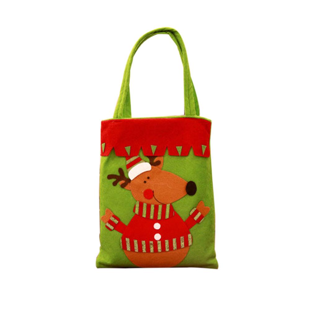 Christmas Candy Bag Snowmen Gift Children Party Storage