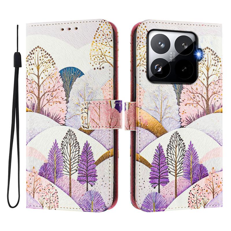 Luxus Flip Lederhülle für Xiaomi 17 Pro Max Flip Cover für Xiomi 17 Mi 17 17Pro Max 5G Coque 2025 Brieftaschentaschen Blumenhüllen