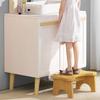 Bamboo Toilet Stool Toilet Brush Non-Slip Potty Seat Children Pregnant Foot Restroom Older Squat BenchKid Poop Seat Home Travel