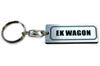EK Wagon Double Ring Acrylic Original Keychain Model Custom Parts A-553-2 Silver/Black (H82W, H81W, B11W) - Early/Late -