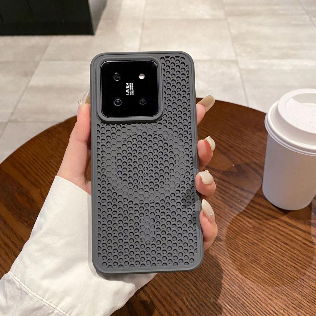 Xiaomi 17promax Honeycomb Heat Dissipation and Breathability, Suitable for Xiaomi Mi 15 Mobile Phone Case 14 Magnetic Red Rice K90 Protective Case