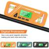 Digital Protractor Magnetic Angle Protractor High Precision Base Inclinometer Level Measure Tools Angle Finder