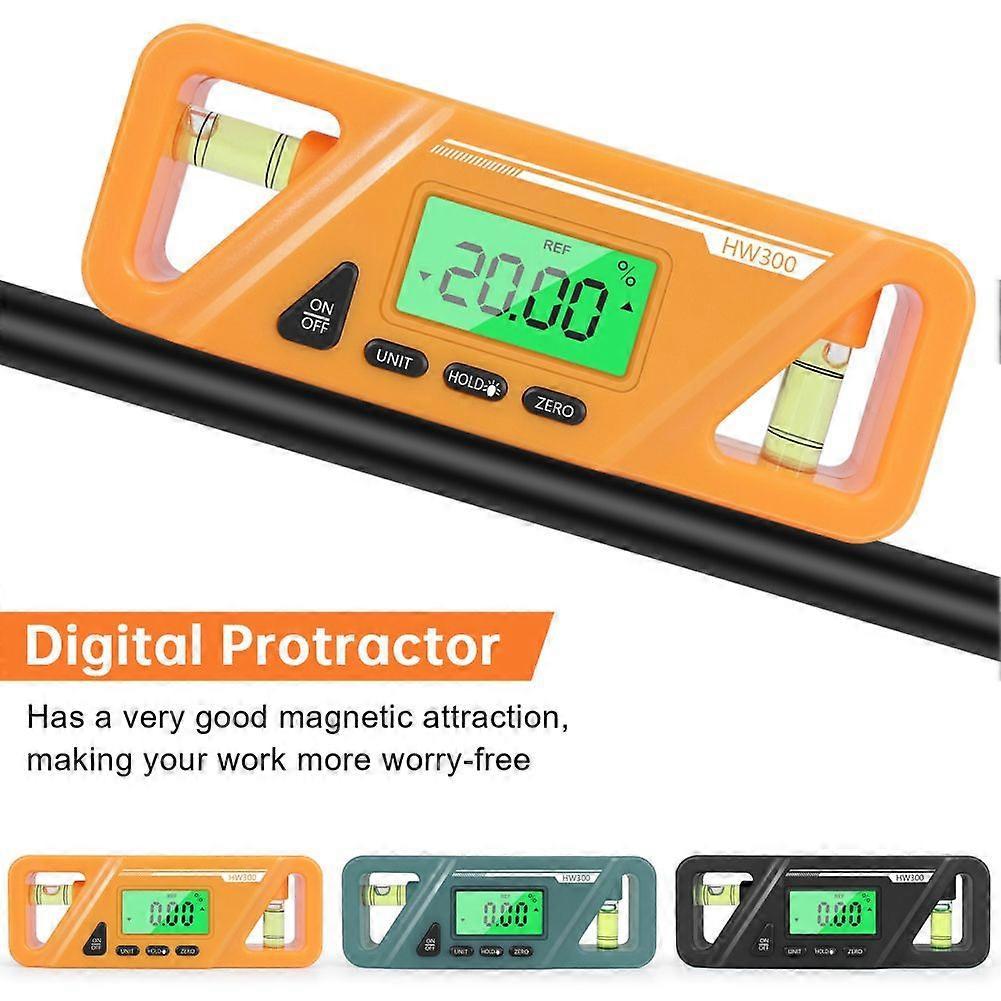Digital Protractor Magnetic Angle Protractor High Precision Base Inclinometer Level Measure Tools Angle Finder