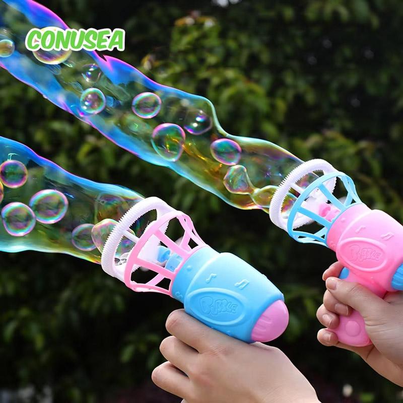 Bubble Gun Creative Bubble Guns Toys Soap Bubbles Machine Blower Maker Summer Outdoor Party Games Toys For Kids Boys Girls
