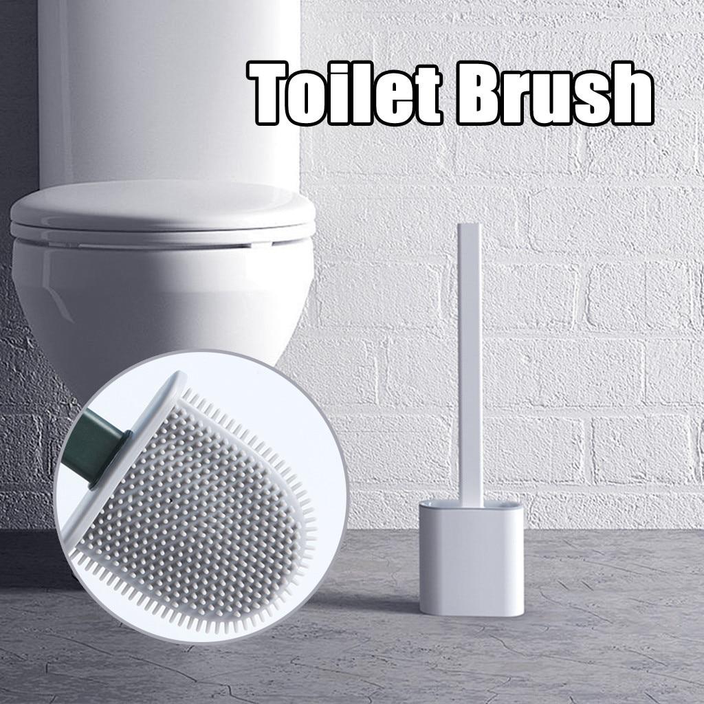 Creative Toilet Brush Holder Set Cherry Shape Standing WC Cleaning Bathroom Red