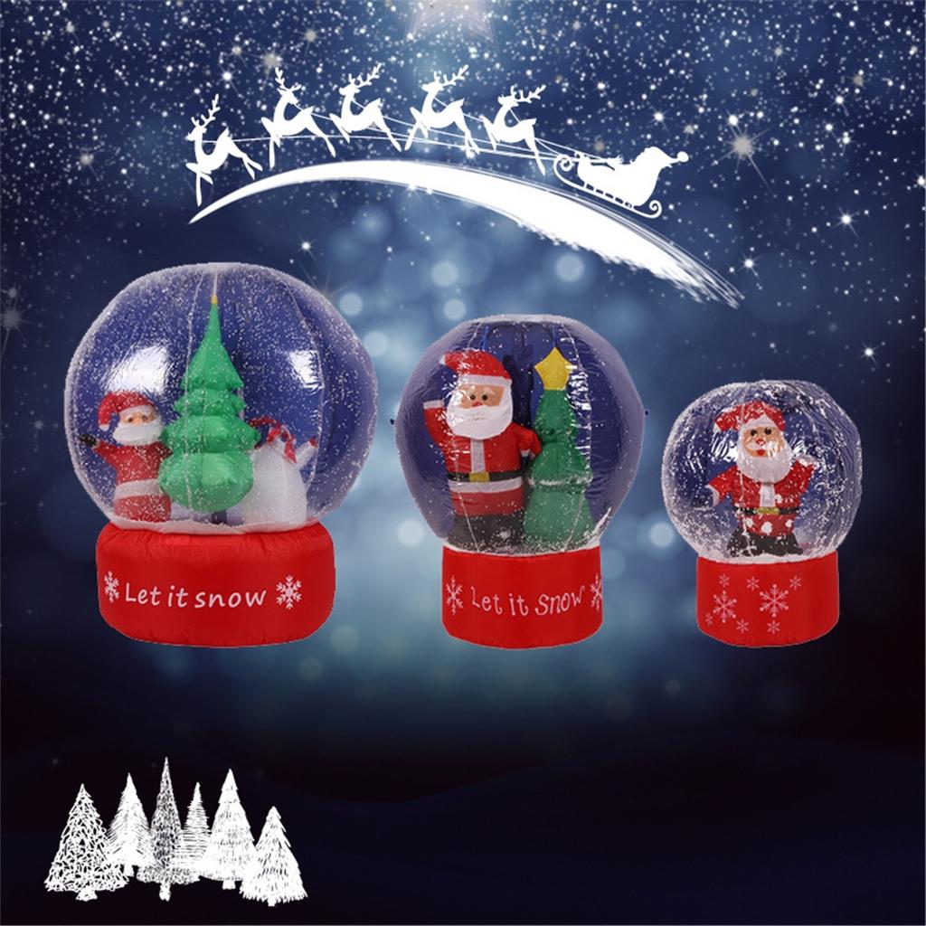 Buy Inflatable Christmas Snowball Toys Tree Snowman Snow Globe Yard