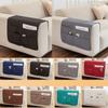 Portable 50x90cm Storage Bag Solid Color Waterproof And Non-slip Recliner Sofa Cover With Pocket Armrest Towel Home Decortion