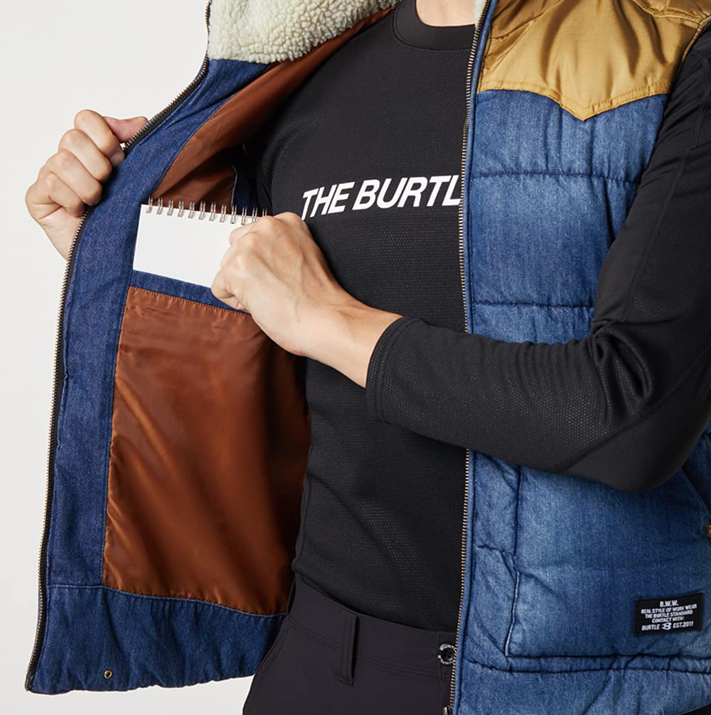 BURTLE Heated Vest (Unisex) for Fall/Winter, Indigo, 5004, Size 45, XL