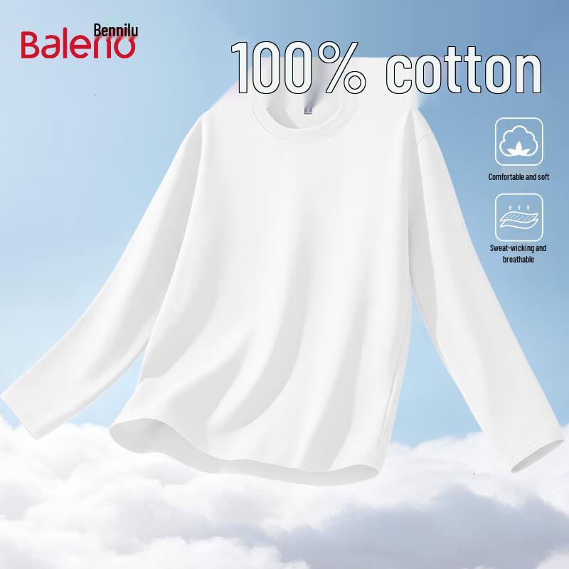 Baleno Men's Pure Cotton Long-Sleeve T-Shirt