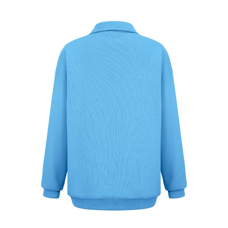 Abito in maglione rosa Barbie stile europeo e americano Abito in maglione in pile pullover a maniche lunghe con ricamo sportivo LOGO