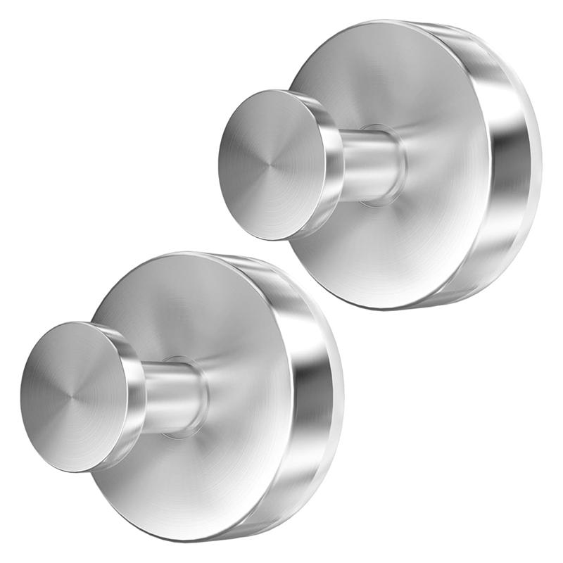 A96K-2PCS Suction Cup Hooks For Shower, Wall Suction Cup Hooks No-Drill Hooks For Bathrooms Wall, Glass Door, Mirror