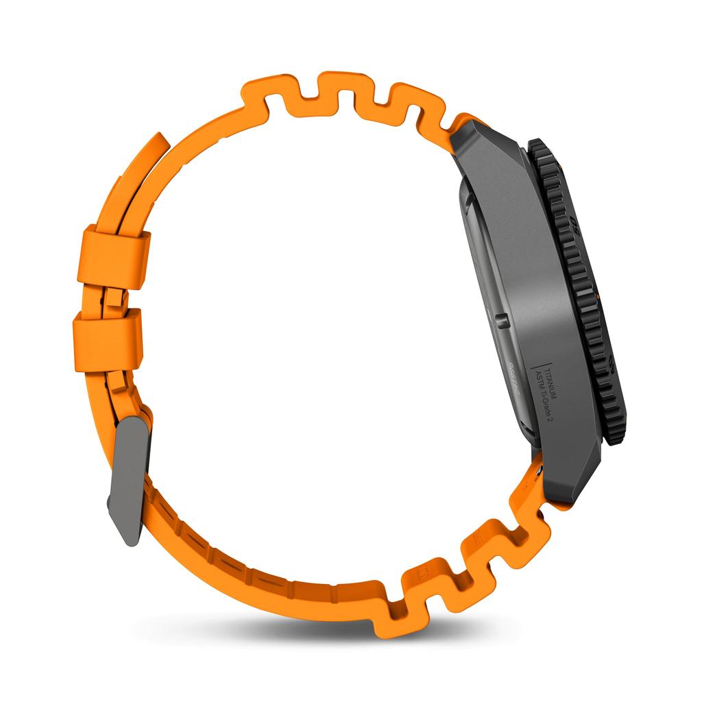 VICTORINOX DIVE PRO Automatikuhr mit Titan Schwarz Orange Gummi Wasserdicht Analog Perfekt für Outdoor Geschenk für Schwarz 241996 Herrengehäuse, Zifferblatt,