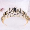 DIEZI Halloween Vintage Crystal Spider Tiara Crown Headwear For Women Girls Wedding Party Princess Bridal Queen Hair Accessories