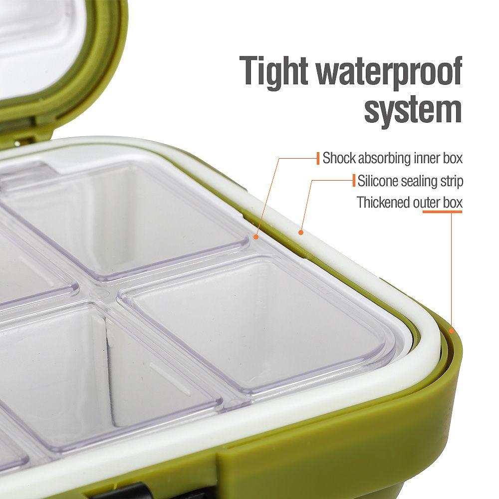 30 Grids Plastic Tackle Storage Luya Waterproof Fishing Box Fishhook Case Lure Case Bait Container