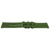 Silicone Sport Bracelet - MY-MONTRE - 22mm - Dark Green - Coordinated Metal Buckle - Quick Release Bars