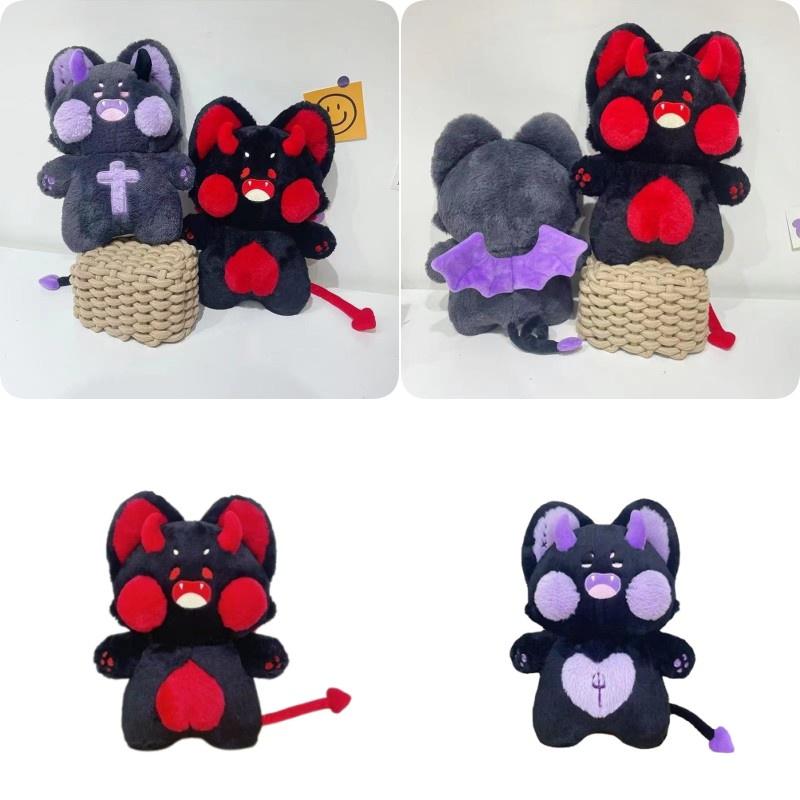 Devil Doodle Cat Plush Toy, Perfect Birthday Gift For Him Or Her!