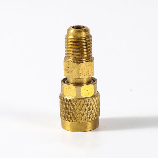 Refrigerant Brass Adapter Rustproof Corrosion Resistant R32/R454B Air Conditioner Reverse
