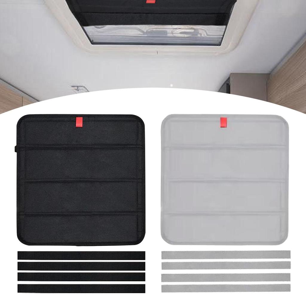 Camper Trailer Vent Cover Oxford Cloth Sunproof RV Roof Vents Insulator for Outdoor Camping Use