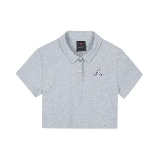

Jordan Solid Color Logo Short Sleeve Polo T-Shirt EU XL світло-сірий колір