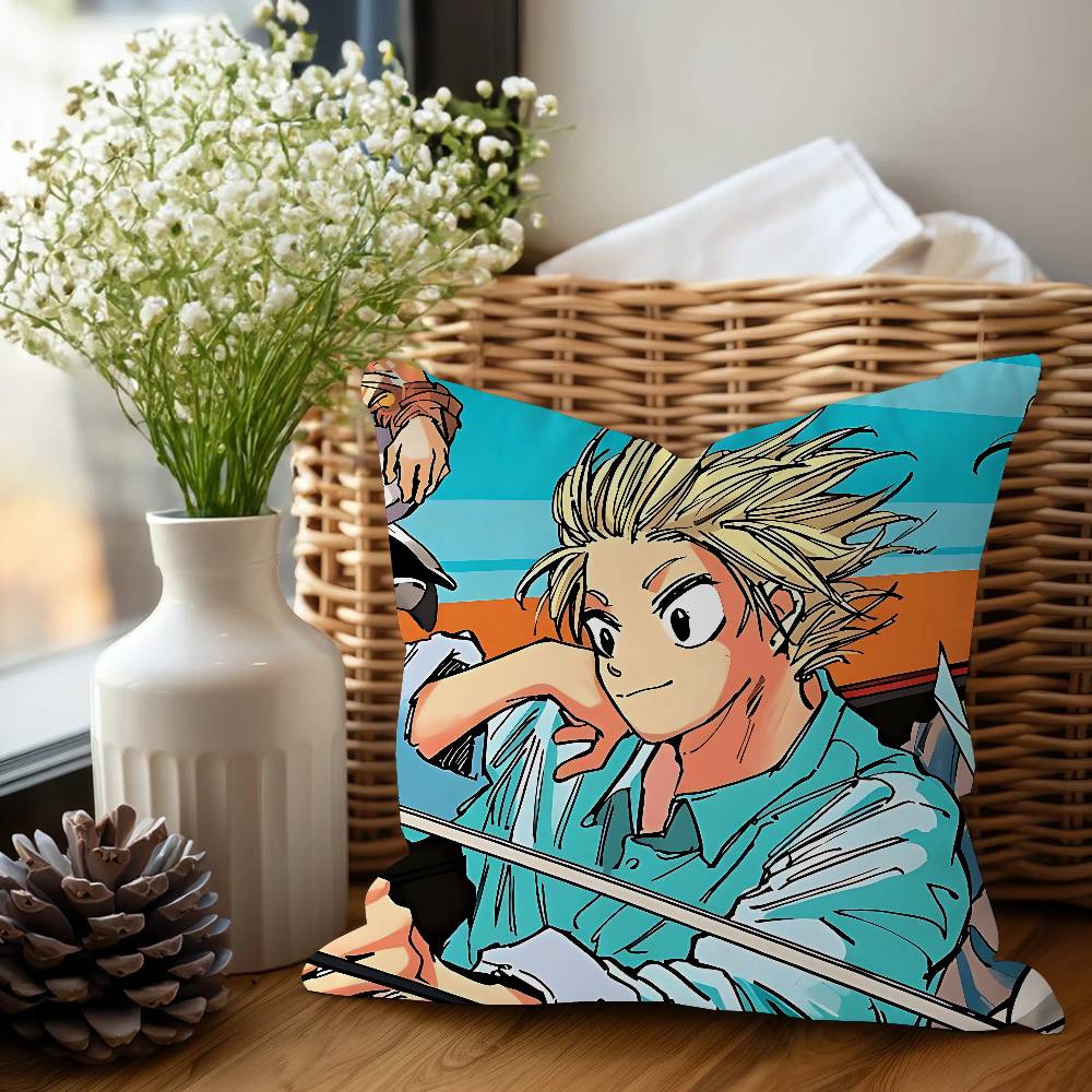 S-SakamotoO Anime Pillow Cushion Cover Pillowcase Living Room Sofa Home Decor Customized