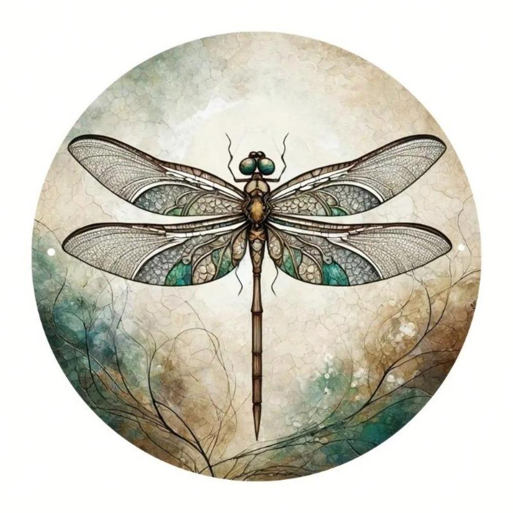 Dragonfly Quote Tin Metal Art Sign Home Garden Cafe Office Decor