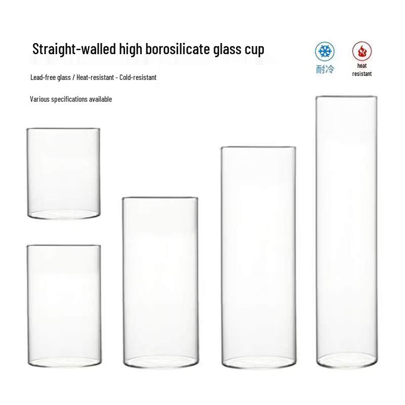 ZISIZ Handmade High Borosilicate Collins Glass