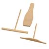 3Pcs Wooden Rake Round Batter Pancake Crepe Spreader Home Kitchen Tool