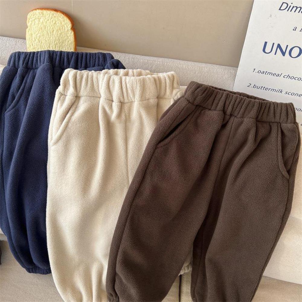 Children's Sweatshirt Set 3-8Y Autumn/Winter Fleece-Lined Sports Casual Set Boys' Girls' Sweatshirts Children's Hoodies