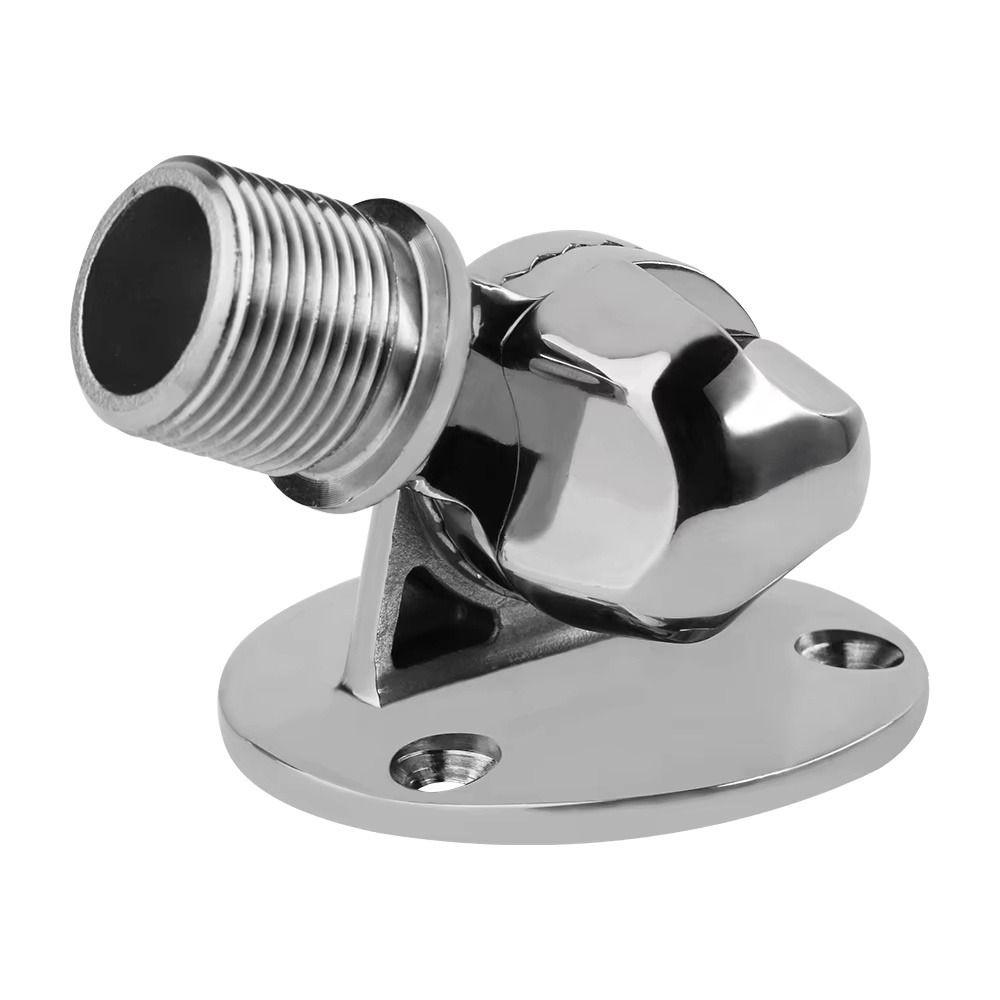 316 Stainless Steel Ratchet Antenna Mount Adjustable Antenna Mount  Marine Accessories