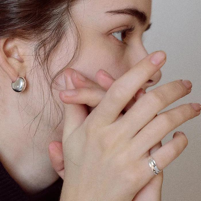 [Silver 925] Coin Earrings