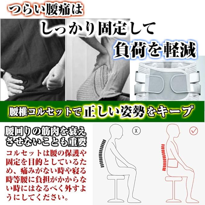 OneHealth Lumbar Waist Support Unisex Corset, Belt, (Medium)