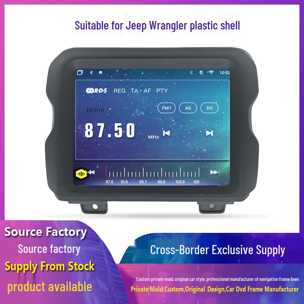 Android Large Screen GPS Car Navigation with Bluetooth & Wireless CarPlay for 2018 Jeep Wrangler