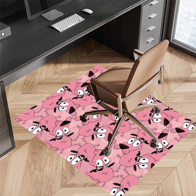 Courage the Cowardly Dog2 Printed Absorbent Washable Carpet, Non-Slip Bathroom Mats, Kitchen Rugs, Yoga Mat,Living Room Entrance, Camping Picnic Rugs