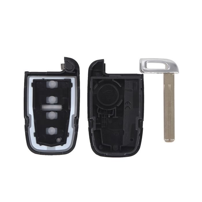 Key Shell for Hyundai Ix20 Ix35 Elantra Veloster Kia Picanto Rio Venga - 4-Button Remote Key Fob Blade Phonillico®