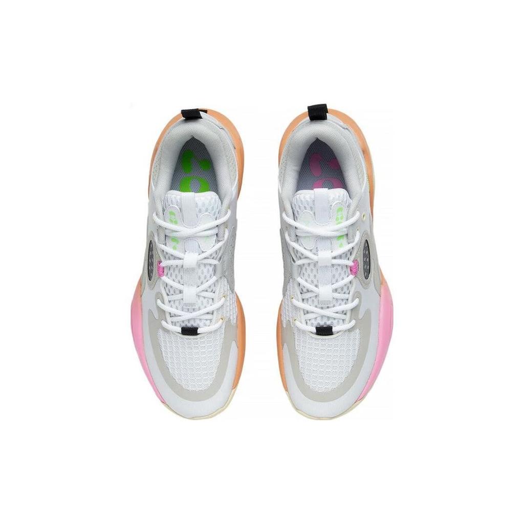 Li Ning Wade Allday Non-Slip Wear-Resistant Breathable Low-Top Basketball Shoes Men Sneakers White Gray ABPT007-6
