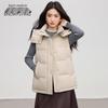 SNOWFLYING Women's Short Hooded Down Vest X252136726F