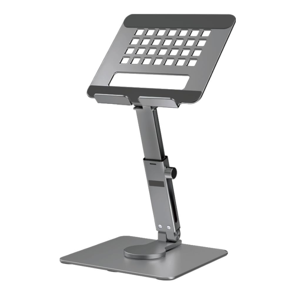 

Подставка для планшета DAIAD, подставка для монитора iPadPro, iPadAir, iPadmini, подставка для iPad, вращение на 360 градусов, складная, плавная регулировка, рассеивание тепла, стабильная высота серый