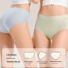 FitonTon Women's Seamless Pure Cotton Antibacterial Briefs 4-Pack